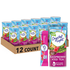 Raspberry Iced Tea Naturally Flavored Powdered Drink Mix, 72 Ct Pack, 12 Caniste Cold Powdered Drinks price