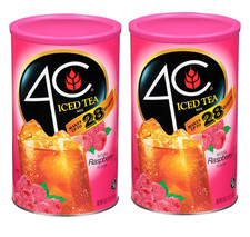4C Raspberry Iced Tea Mix, 66.1 oz, 1 Ct (2-Pack) Cold Powdered Drinks price