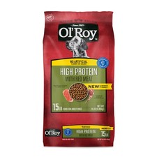 Ol' Roy High Protein W/ Red Meat Dry Dog Food 15 lb Bag Red Meat price