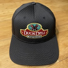 Duck Deli Meats & Cheeses NC North Carolina Black Jersey Mesh Adjust Hat MINT Deli Meats price
