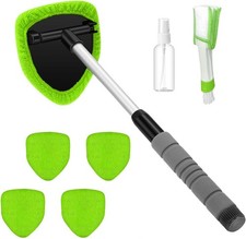 Windshield Cleaning Tool Car Window Glass Wiper Cleaner Brush Pad Extendable Cleaning Supplies price