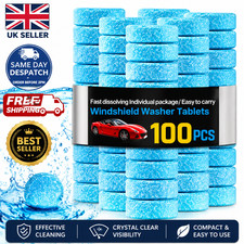 100 Car Winter Windshield Washer Wiper Fluid Concentrated Tablets Glass Cleaner Cleaning Supplies price