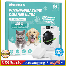 Uproot Clean Washing Machine Cleaner Tablets - 24 Pack for a 12 Month Supply. Fo Cleaning Supplies price