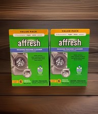 2 Pack Affresh Washing Machine Cleaner 12 Mo Supply Cleans Front Load & Top Load Cleaning Supplies price