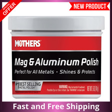 Mothers Mag 05100 Aluminum Polish 5oz Metal Cleaner Wheel Chrome Stainless NEW!! Polishers and Cleaners price