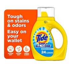 Tide Simply Liquid Laundry Detergent, Refreshing Breeze, 24 Loads, 32 fl oz Laundry Detergent price