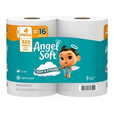 toilet paper, 4 mega rolls = 16 regular rolls, soft and strong toilet tissue Toilet Paper price