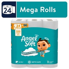 Angel Soft 2-Ply Toilet Paper, 24 Mega Rolls Toilet Paper price