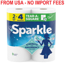 Sparkle Tear-A-Square Paper Towels, 2 Double Rolls (220 Sheets Total) - Strong 2 Paper Towels price