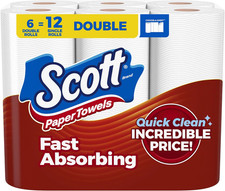 Paper Towels Choose A Sheet 6 Double Rolls 12 Regular Rolls 108 Sheets Per Roll Paper Towels price