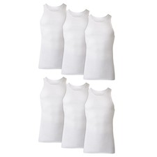 Hanes Men Tank Top Undershirt Pack Cotton Moisture-Wicking Ribbed Tanks For Men Men's Tank Tops / Undershirts price