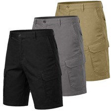 3-Pack Men's Cotton Flex Stretch Cargo Shorts W/o Belt Men's Shorts price