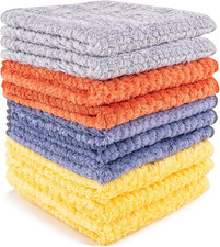 10 Pack Microfiber Cleaning Cloths 12x12" Lint Free Towels for Glass Car Kitchen Wet Wipes price