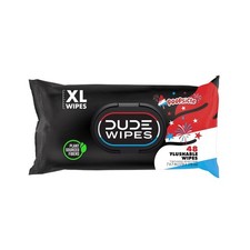 DUDE Wipes Poopsicle, Ice Pop Scented Extra Large Flushable Wipes, 48 Count, 5 P Wet Wipes price