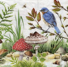 MOSS & OAK Two Individual Luncheon size 3-Ply Paper Decoupage Napkins Napkin price