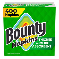 Bounty Paper Napkins, White, 400 Count Napkin price