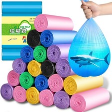 4 Gallon Trash Bags Liner Kitchen Small Garbage Rubbish Bags 170pcs 10 Roll Trash Bags price