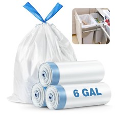 Tall Kitchen Trash Bags , 6 Gallon ,Unscented , 60 Count Trash Bags price