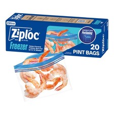 Ziploc Pint Food Storage Freezer Bags, Grip 'n Seal Technology for Easier Grip, Refrigerator Bags price