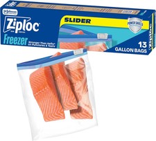 Ziploc Gallon Food Storage Freezer Slider Bags, Power Shield Technology for More Refrigerator Bags price