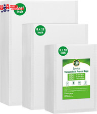 Vacuum Sealer Bags, 150 Gallon 11" X 16" and Quart 8" X 12" and Pint 6" X 10" Co Refrigerator Bags price