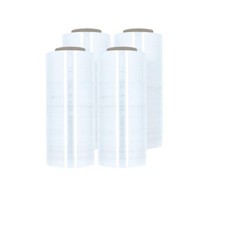 18 in x 1500 ft 80 Gauge Pallet Wrap Stretch Film Hand Shrink Wrap Cling Rolls Cling Film price