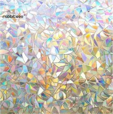 rabbitgoo 3D Privacy Window Film UV Blocking Decorative Static Cling Glass Film Cling Film price