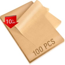 NEW,100 parchment baking sheets, 9x13 inches Baking Paper price