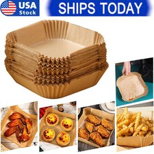Air Fryer Liners 100 pcs Disposable Parchment Paper Liner Non Stick Food US Baking Paper price