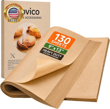 130PCS Parchment Paper Baking Sheets, 9X13 Inch, Precut Non-Stick Parchment Shee Baking Paper price