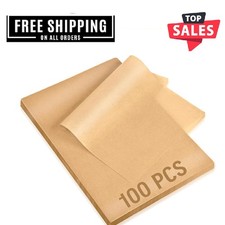 100Pcs Parchment Paper Sheets, 9X13 in Unbleached Parchment Paper for Baking Baking Paper price