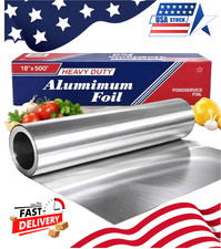 18" x 500 Feet Heavy Duty Aluminum Foil Rolls, Commercial-Grade Wrap, 1 Count Aluminum Foil price