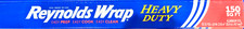 Reynolds Wrap Heavy Duty Aluminum Foil 2 packs of 150 Sq Ft Total of 300 Sq Ft Aluminum Foil price