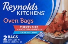 Reynolds Kitchens Turkey Size Oven Bags, Holds up to 24 Pounds, 2 Count Oven Bag price