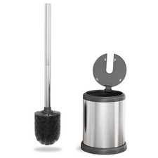 Premium Quality Bathroom Toilet Cleaning Flexible Brush and Holder Set With Lid Toilet Set price