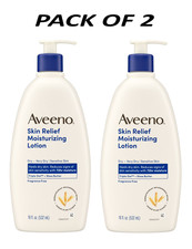 Aveeno Skin Relief Moisturizing Body and Hand Lotion for Dry Skin, PACK OF 2 Body Lotion and Moisturizers price