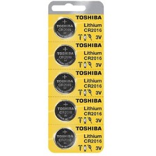 5 x New Original Toshiba CR2016 CR 2016 3V LITHIUM BATTERY BR2016 DL2016 Battery price