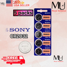5Packs Sony CR2032 3V Button Lithium Coin Battery Expire 2034 fit ECR2032 DL2032 Battery price