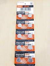 10 piece LR44 Maxell A76 L1154 AG13 357 New Alkaline 1.5v Battery Exp 2032 Battery price