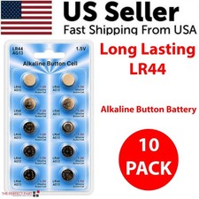 LR44 10 PACK LR44 AG13 A76 L1154 357 303 LED Button 1.5V Cell Alkaline Battery Battery price