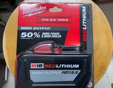Milwaukee 48-11-1812 M18 RedLithium High Output HD 12.0 Battery Pack New Genuine Battery price