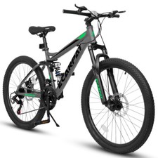 Mountain Bike 24/26/27.5 Inch Full Suspension 21-Speed Dual Disc Brake Men Women Mountain Bikes price