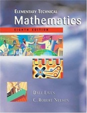 Elementary Technical Mathematics - misc_supplies Dale Ewen Mathematics price