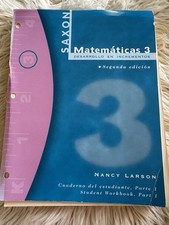 Saxon Mathematics 3 Matematicas Homeschool Student Workbook Spanish 2nd Ed Math Mathematics price