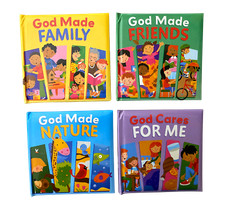 GOD MADE Me, Friends, Family & Nature Padded Board Books CHOICE - 4 Pre-K NEW! Child Care Books price