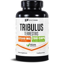 Healthfare Tribulus Terrestris 32,500mg 200 Caps High Potency Herbal Supplements Herbal Supplements price