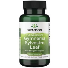 Swanson Herbal Supplements Full Spectrum Gymnema Sylvestre Leaf 400 mg 100 Caps Herbal Supplements price