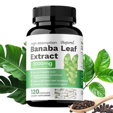 Banaba Leaf Extract 120pcs - Healthy Blood Levels and Daily Health Maintenance Herbal Supplements price