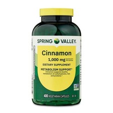 Cinnamon Dietary Supplement, 1000 Mg, 400 Count Free Shipping US Herbal Supplements price