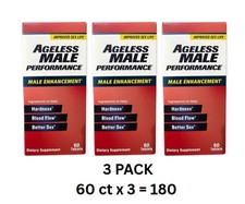 3 Pack Ageless Male Performance Male Enhancement Exp 12/26 English price